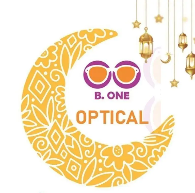B.ONE Optics logo, marketing project by Karim Gad