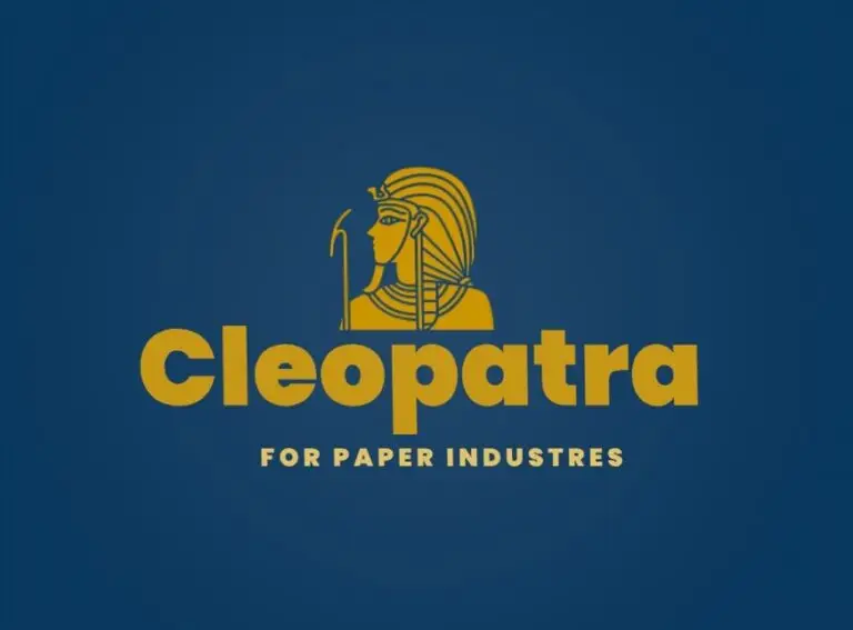 Cleopatra Paper Industries logo, marketing project by Karim Gad